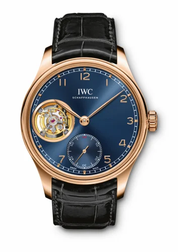 IWC Portugieser Tourbillon Red Gold / Blue IW5463-05 (IW546305)
